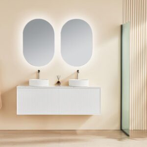 Ceto Kirribilli Natural Marble Quartz Top - (CK1500W-MW)
