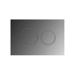 Round Push Plate - Gun Metal