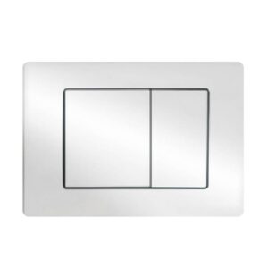 Square Push Plate - Chrome