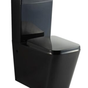 Qubist Btw Toilet Suite, Back - Gloss Black