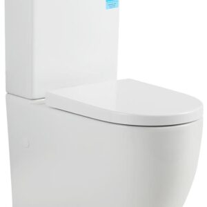 Btw Toilet Veda Rimless Toilet Cistern, Back