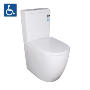 Btw Toilet Elvera Ambulant Tornado Toilet Suite, Back