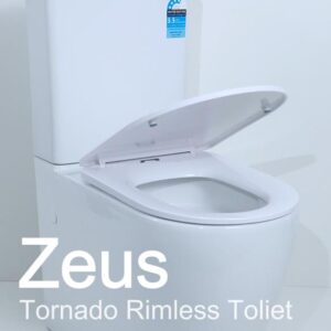 Btw Toilet Suite Rimless Tornado Flush Pan