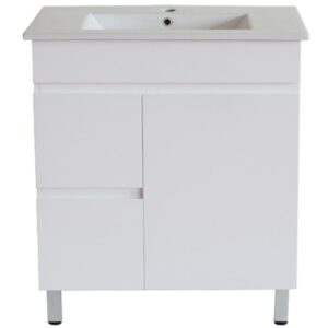 MDF Poly White Vanity - (M74LLG-CT)