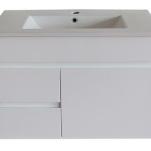 MDF Poly White Vanity - (M74LWH-CT)