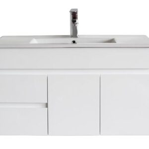 MDF Wall Hung Vanity with Ceramic - (M94LWH-CT)