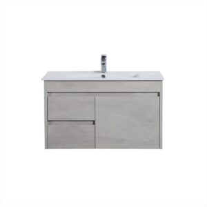 Nova Plywood Wall Hung Vanity with Ceramic