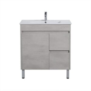 Concrete Grey Right Hand Drawer