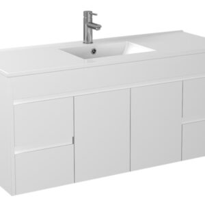 Pvc Poly White Cabinet - (P124WH)