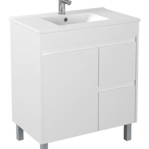 Pvc Floor Vanity With Ceramic - (P74RLG-CT)