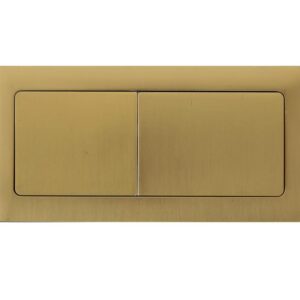 Square Press Button - Brushed Gold