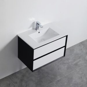 PE Wall Hung Vanity with Ceramic Top