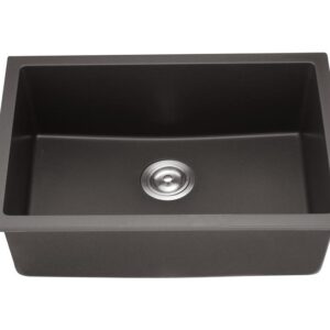 Poseidon Granit Sink - Matte Black