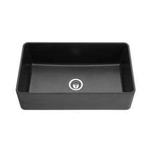 Poseidon Quartz Kitchen Sink - (QKS8348S-MB)