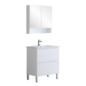 Riva Floor Cabinet Only - Gloss White