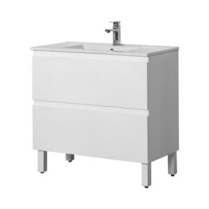 Riva Floor Cabinet - Gloss White