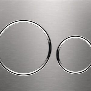 Push Plate Stainless Steel Chrome Trim