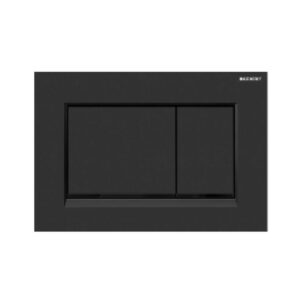 Push Plate Fingerprint-Resistant Matte Black Trim