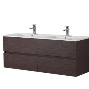 Pvc Color Vanity Four Drawers - Walnut