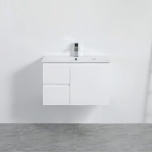 X-PVC Wall Hung Cabinet - Gloss White