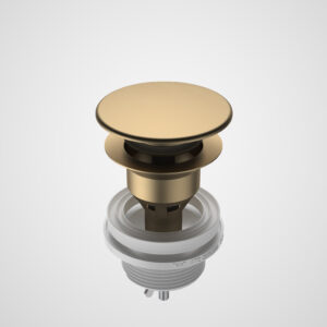 Urbane Basin Dome Pop-Up Plug & Waste - Brushed Brass