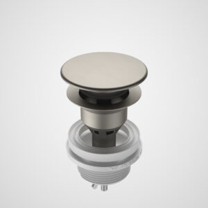 Urbane Basin Dome Pop-Up Plug & Waste - Brushed Nickel