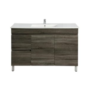 Berge Pvc Filmed Floor Vanity - (B124LLDG-CT)