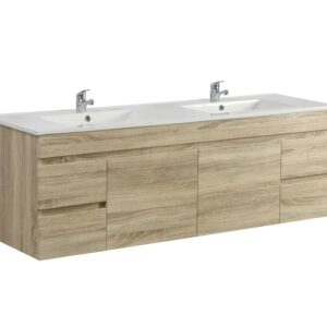 Berge Pvc Filmed Wall Hung Vanity Side Drawer