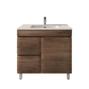 Berge Pvc Filmed Vanity Left Hand Drawer