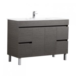 Evie Floor Pvc Color Vanity With Ceramic Top