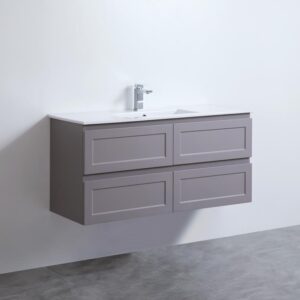 Fremantle Matte Grey Wall Hung Cabinet