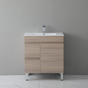 Floor Vanity cabinet Oak