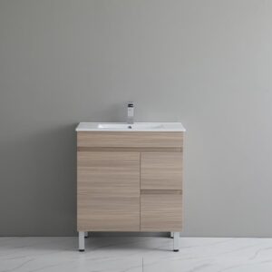 Floor Cabinet with ceramic Pvc Color Vanity