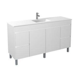 Pvc Poly White Cabinet Side Drawer