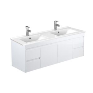 Pvc Poly White Vanity - (P154WH-DBCT)
