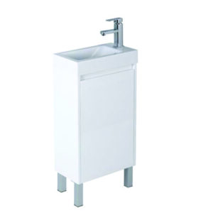 Pvc Floor Vanity With Poly Top - (P42LLG)