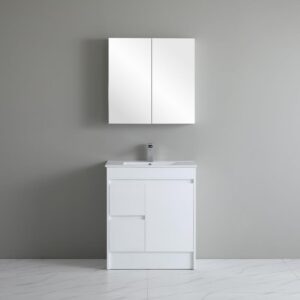 Pvc Poly White Cabinet - (P74LK)