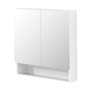 Riva Gloss White Pvc Shaving Cabinet