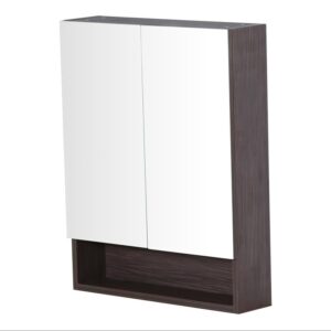 Walnut Pvc Color Shaving Cabinet