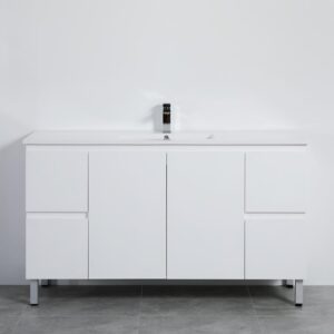 Pvc Poly Gloss White Cabinet