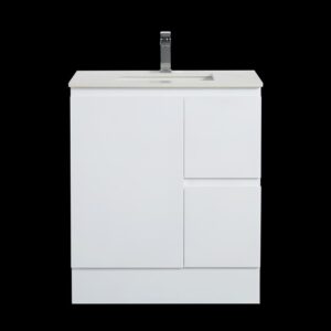 Gloss White Cabinet with kickboard