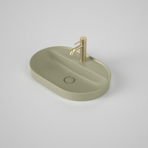 Liano 600mm Pill Inset Basin with Tap Landing (1 Tap Hole)