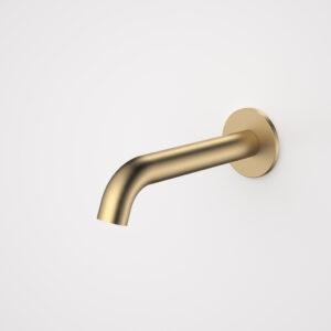 Liano 175mm Basin / Bath Outlet Round - Brushed Brass