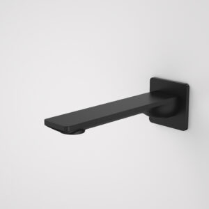 Urbane II 180mm Basin / Bath Outlet Square Cover Plate Matte Black - LF