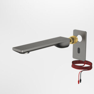 Urbane II Sensor 180mm Wall Outlet Tap Trim Only - Gunmetal