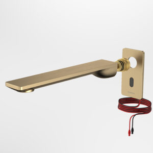 Urbane II Sensor 220mm Wall Outlet Tap Trim Only - Brushed Brass