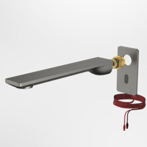 Urbane II Sensor 220mm Wall Outlet Tap Trim Only - Gunmetal