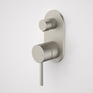 Liano II Bath / Shower Mixer With Diverter - Rounded Cover Plate Sales Kit