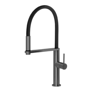 Blix Flexible Hose Sink Mixer - Matte Black