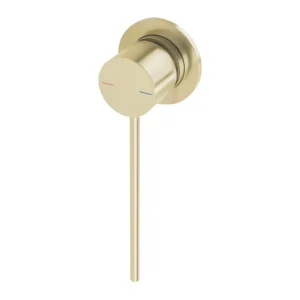 Vivid Slimline SwitchMix Shower Wall Mixer 60mm - Brushed Gold